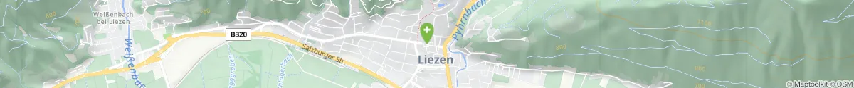 Kartendarstellung des Standorts für Löwen-Apotheke in 8940 Liezen